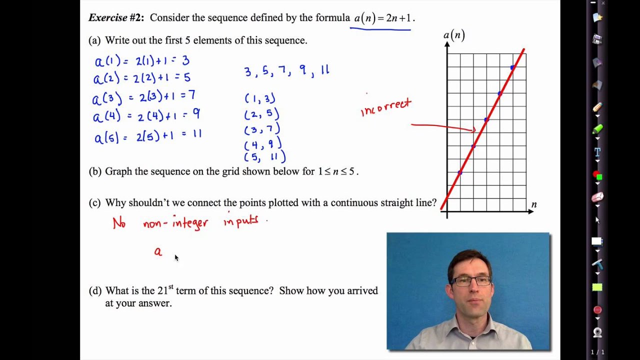 Introduction To Sequences Common Core Algebra 22 Answer Key Regarding Arithmetic Sequence Worksheet Algebra 1